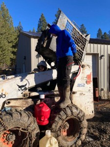 boys on the bobcat